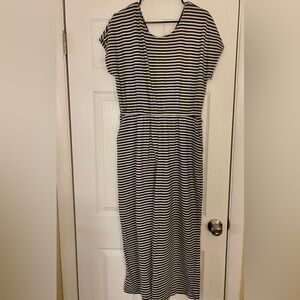 Old Navy Striped Jumpsuit Short Sleeve Women’s Size XL